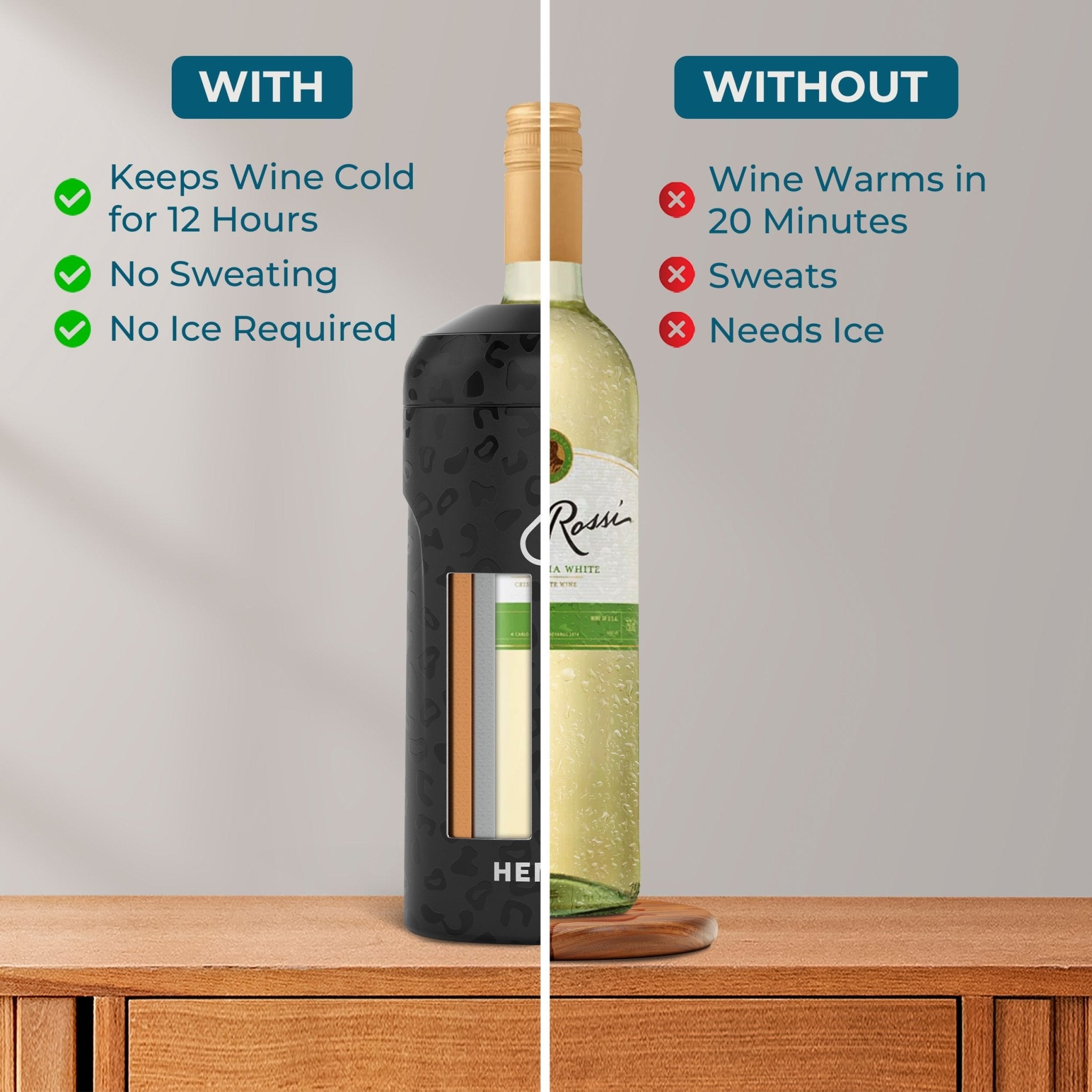 Wine Bottle Chiller Insulator Sleeve - HEMLI