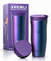 16 oz Ceramic-Lined Coffee Travel Tumbler - HEMLI