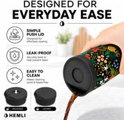 16 oz Ceramic-Lined Coffee Travel Tumbler - HEMLI