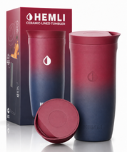 16 oz Ceramic-Lined Coffee Travel Tumbler