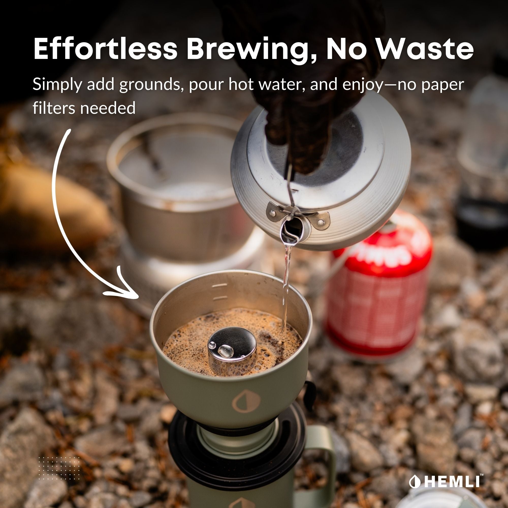 Camp Pour Over Coffee Set - HEMLI