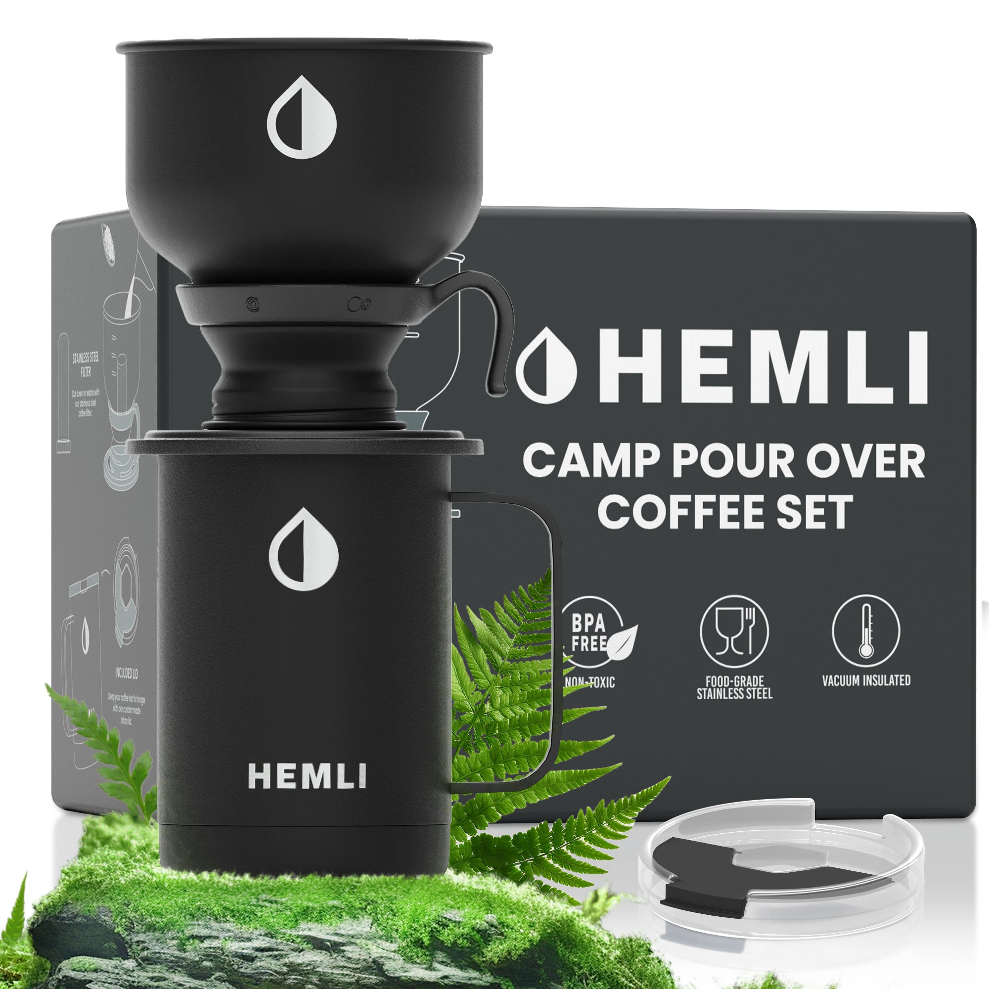 Camp Pour Over Coffee Set - HEMLI