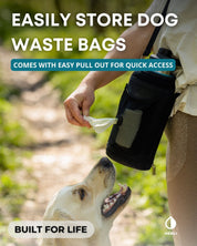 Dog Water Bottle with Detachable Water Bowl, Food Bowl & Carrying Case - HEMLI