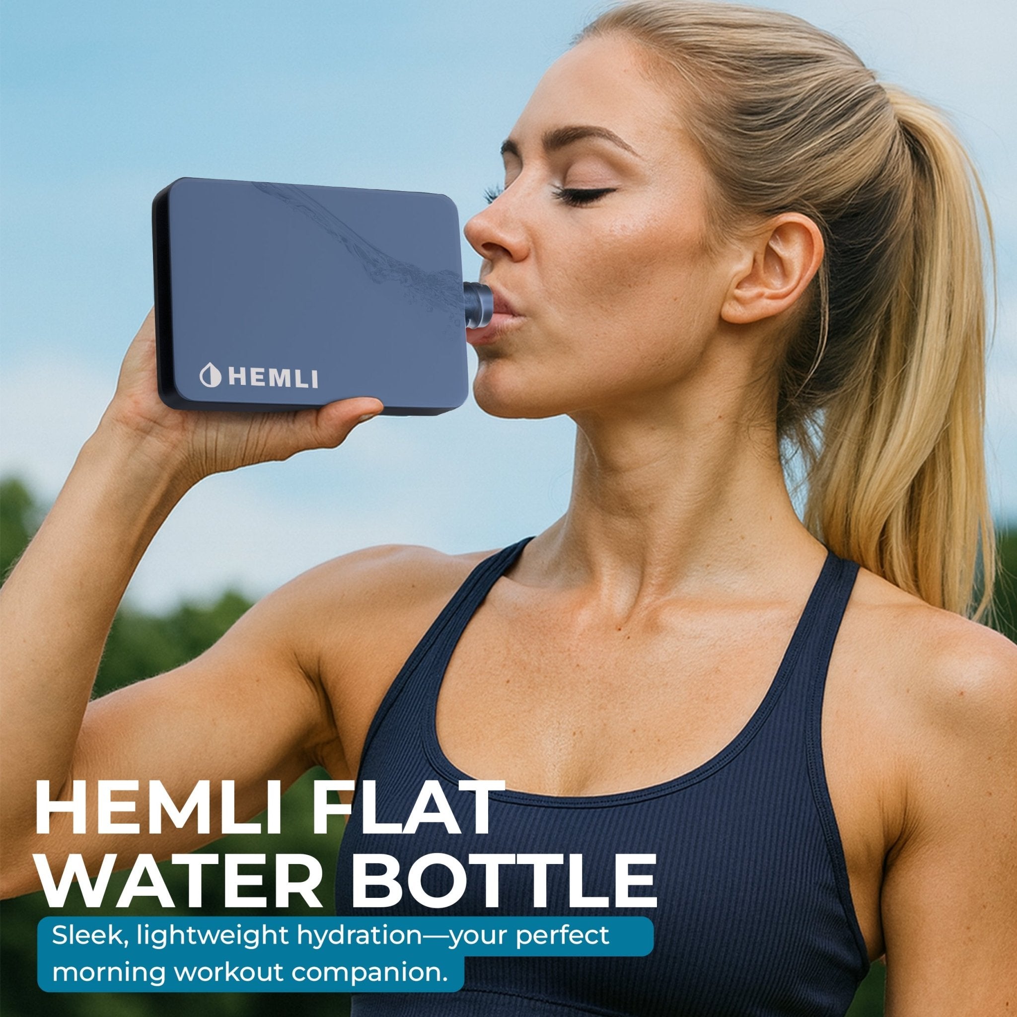 Flat Water Bottle - HEMLI