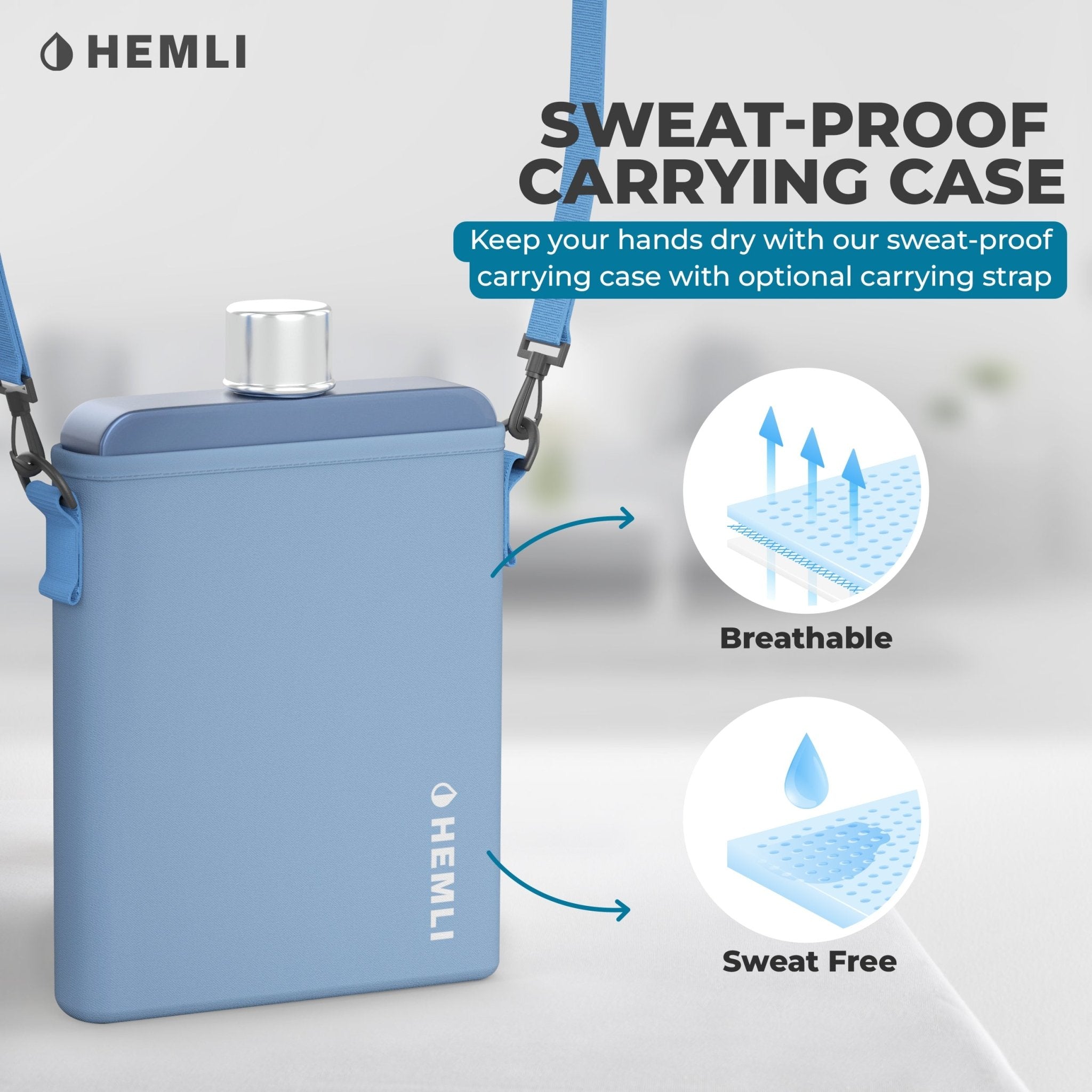Flat Water Bottle - HEMLI