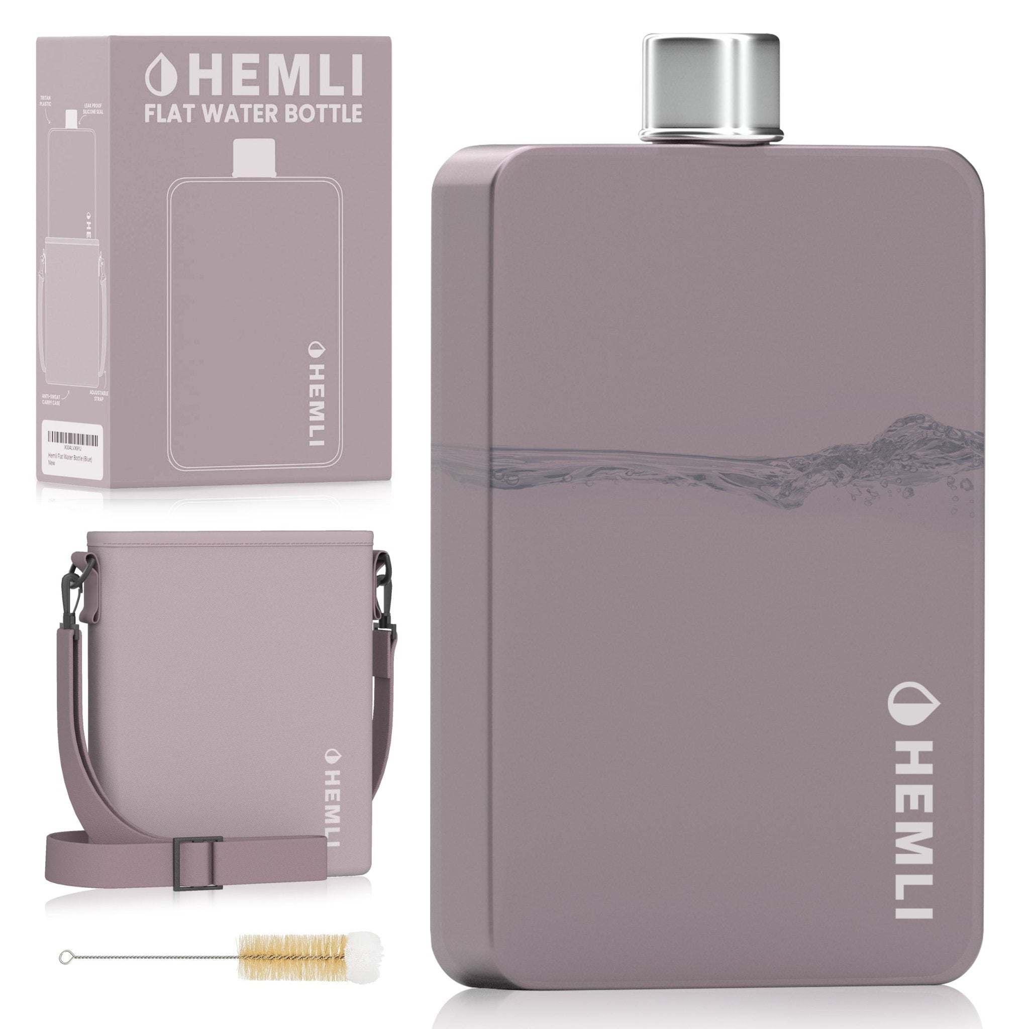 Flat Water Bottle - HEMLI