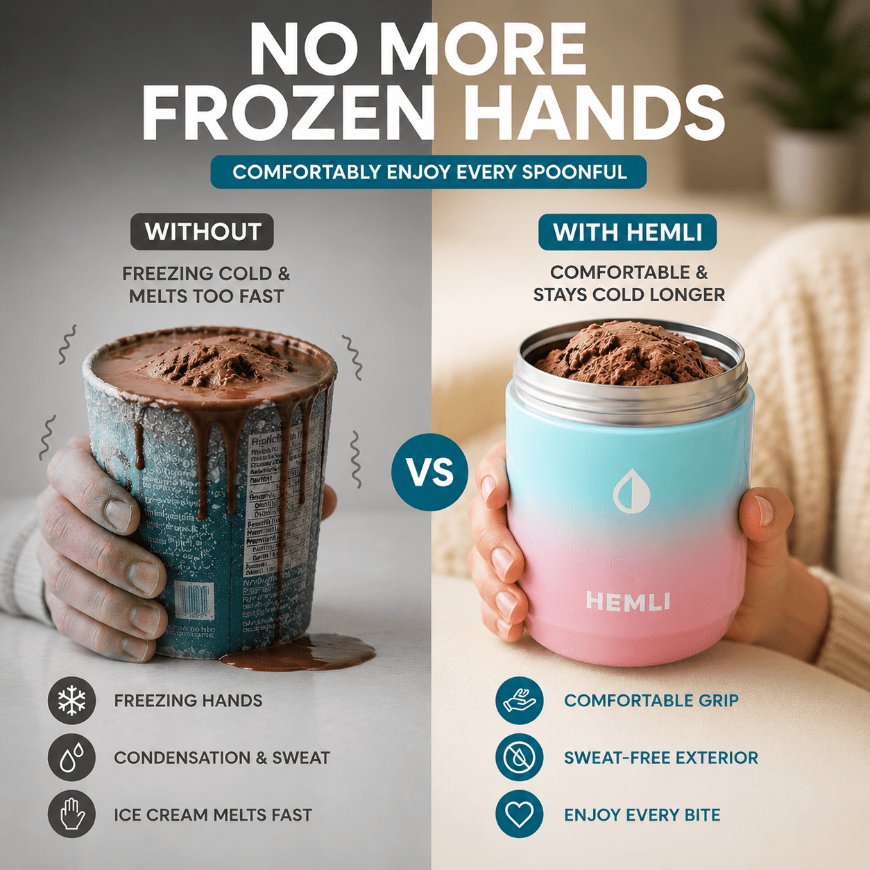 Ice Cream Pint Cooler - HEMLI