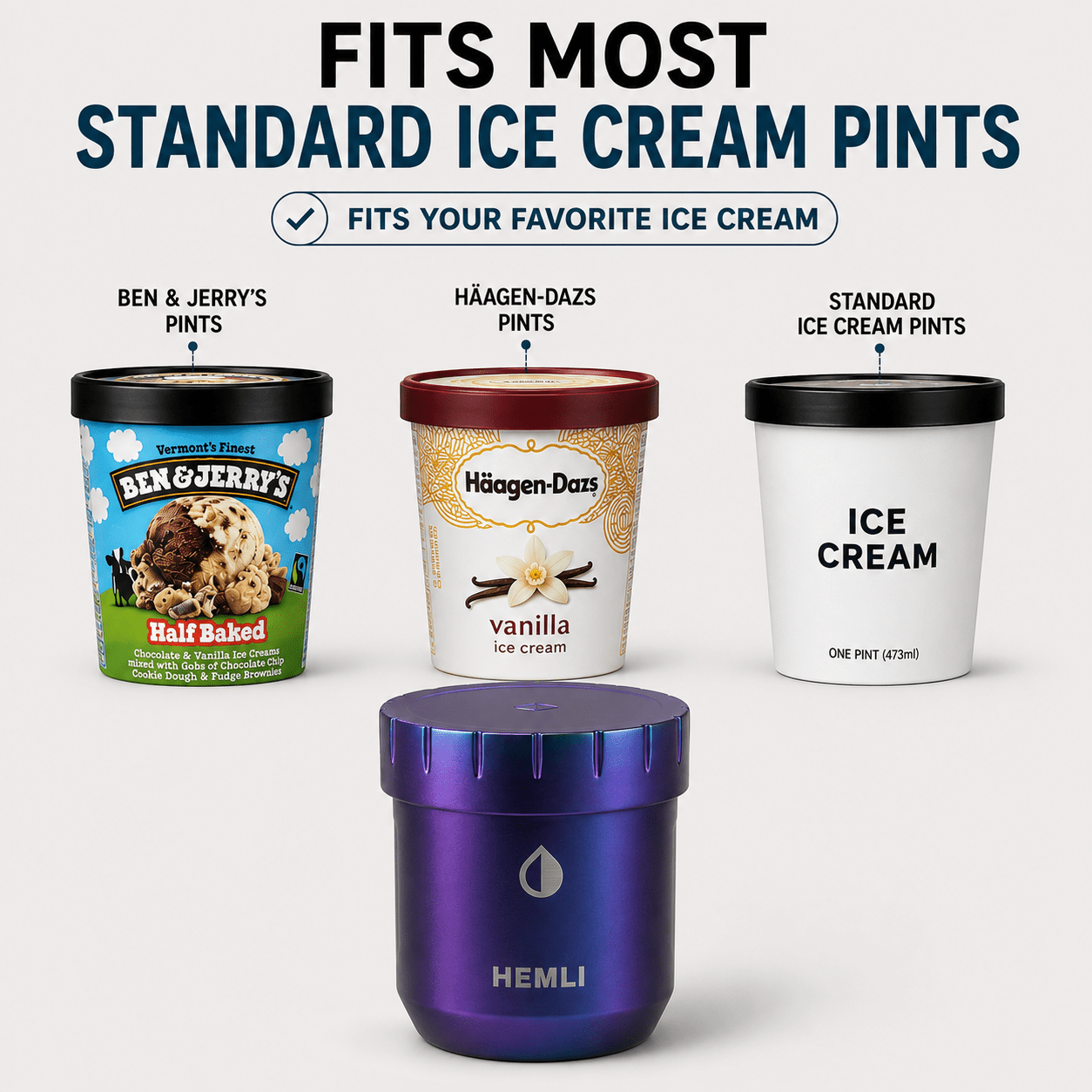 Ice Cream Pint Cooler - HEMLI