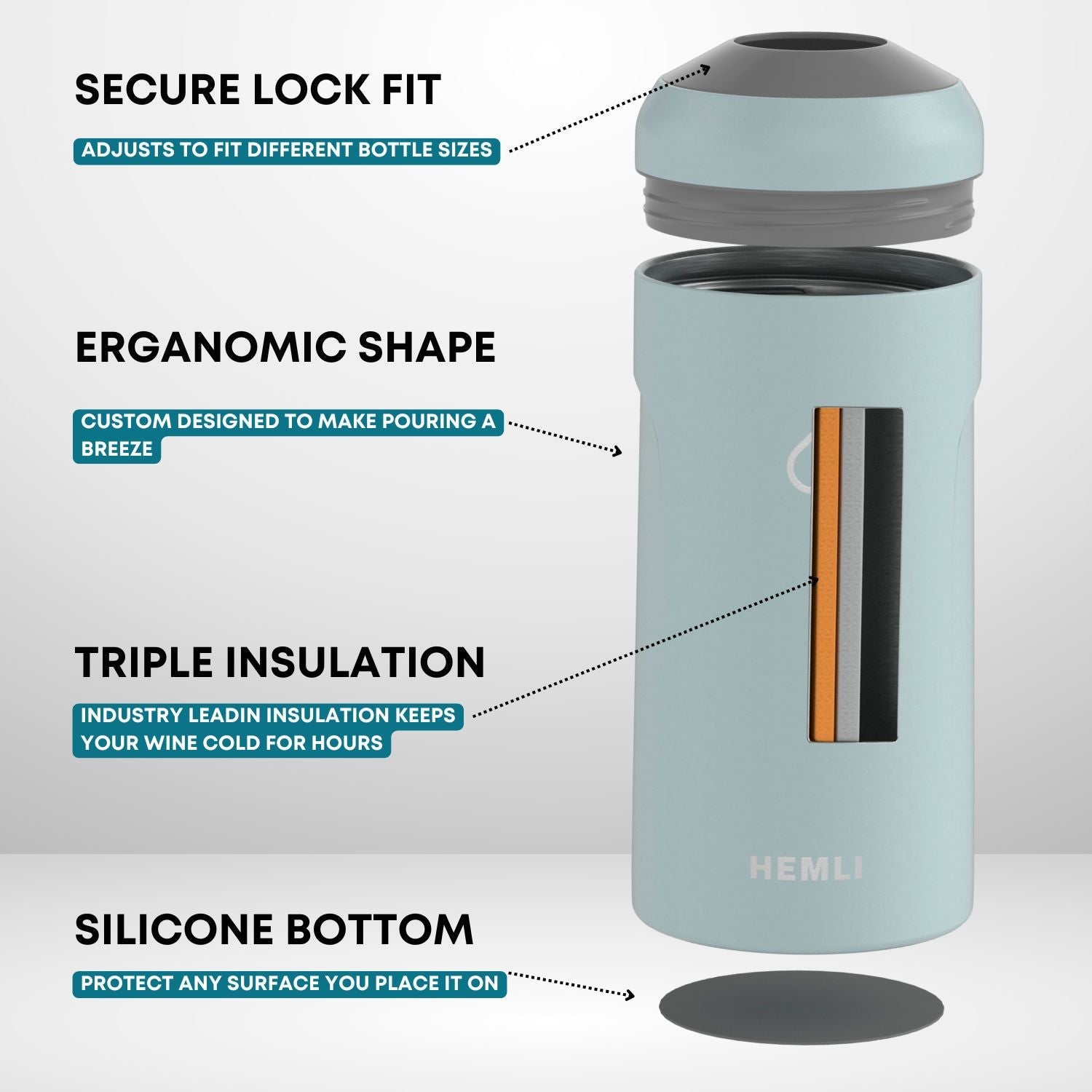 Iceless Wine Chiller - HEMLI