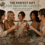 Insulated Martini Tumbler | Stainless Steel Cocktail Glass with Lid - HEMLI