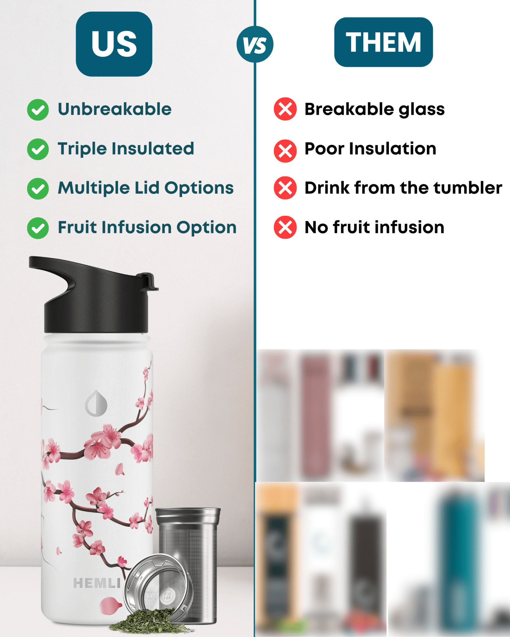 Tea Infuser Bottle - HEMLI