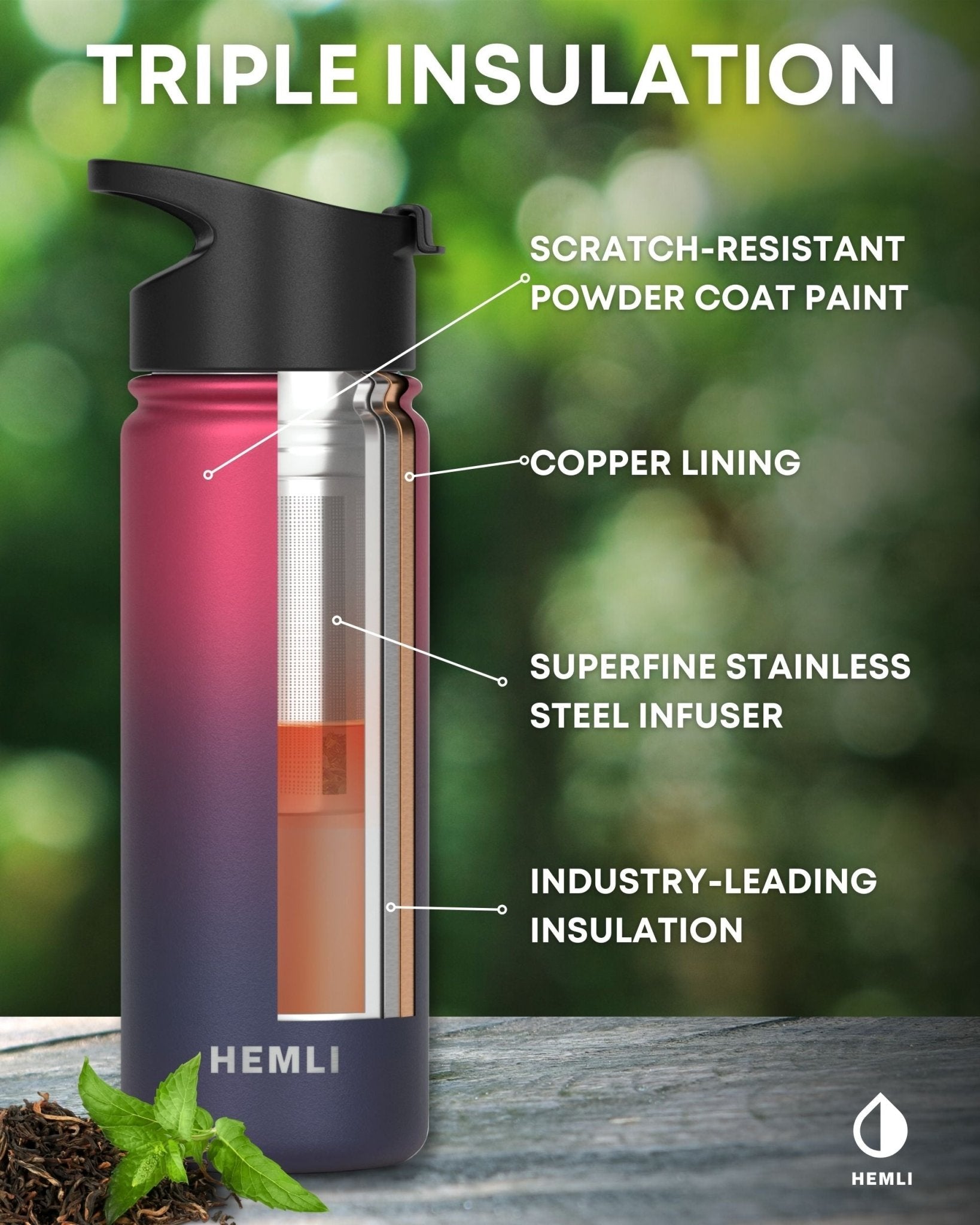 Tea Infuser Bottle - HEMLI